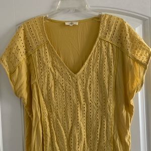 Mustard cotton top ! 👚